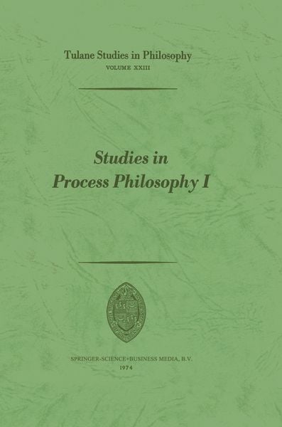 Produktbild: Studies in Process Philosophy I
