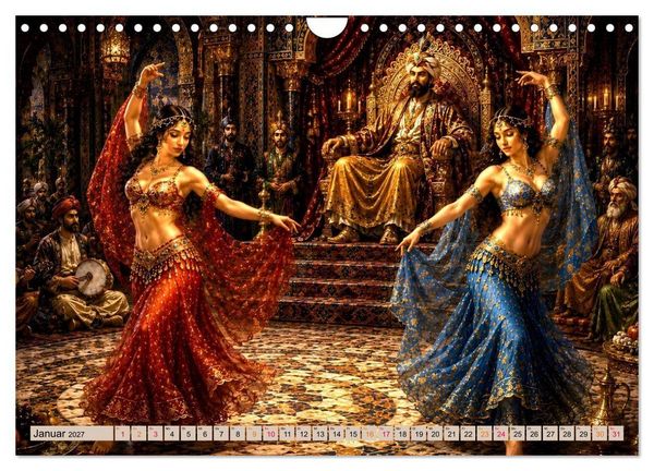 Produktbild: Scheherazade und 12 M&auml;rchen aus 1001 Nacht (Wandkalender 2027 DIN A4 quer), CALVENDO Monatskalender