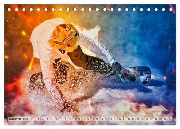 Produktbild: Faszination Sport (Tischkalender 2026 DIN A5 quer), CALVENDO Monatskalender