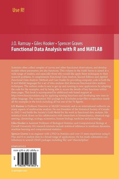 Produktbild: Functional Data Analysis with R and MATLAB