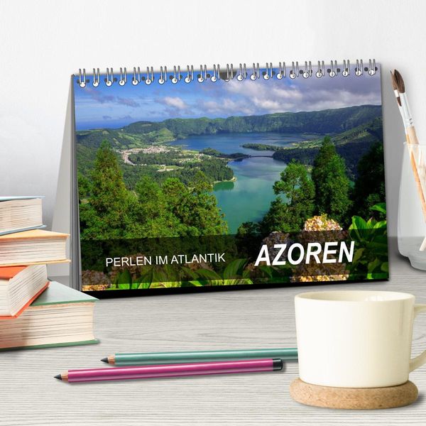 Produktbild: Perlen im Atlantik - Azoren (Tischkalender 2026 DIN A5 quer), CALVENDO Monatskalender