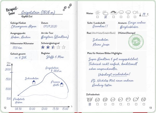 Produktbild: Wandertagebuch