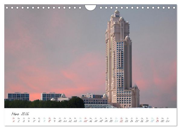 Produktbild: Abu Dhabi, eine Stadt der Zukunft. (Wandkalender 2026 DIN A4 quer), CALVENDO Monatskalender