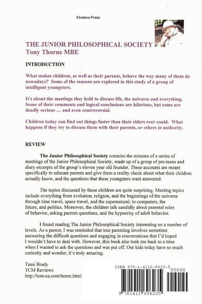Produktbild: The Junior Philosophical Society