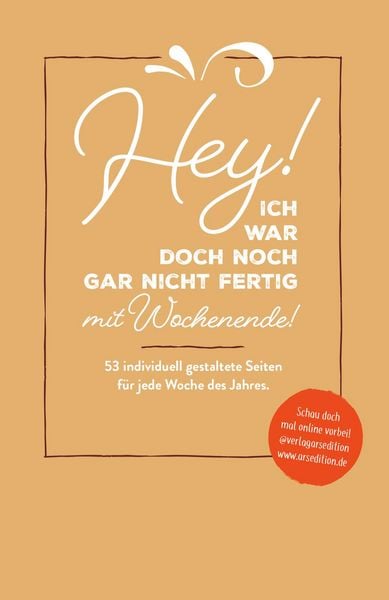 Produktbild: Wochenkalender Mir geht&rsquo;s nicht gut, ich glaub ich hab Montag 2027