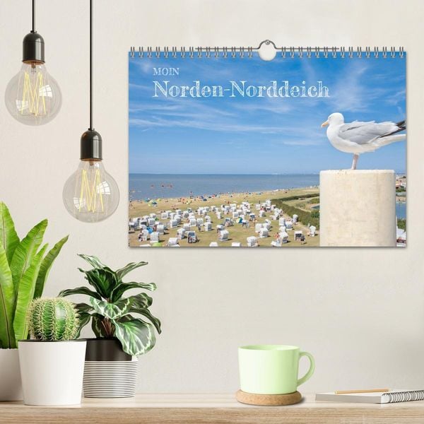 Produktbild: Moin Norden-Norddeich (Wandkalender 2026 DIN A4 quer), CALVENDO Monatskalender
