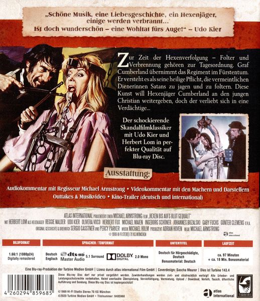 'Hexen bis aufs Blut gequält' von 'Michael Armstrong' 'Bluray'