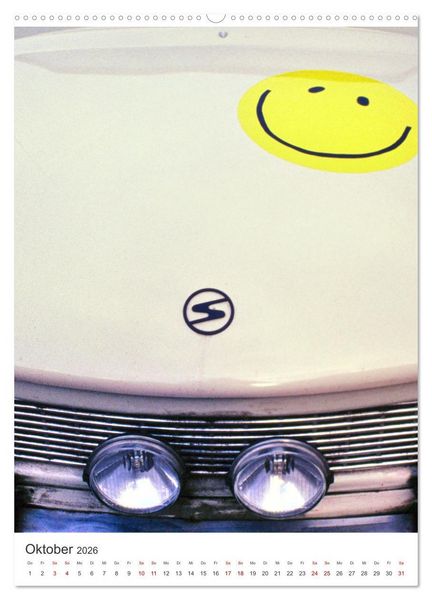 Produktbild: Auto-Land DDR - Trabant und Wartburg (hochwertiger Premium Wandkalender 2026 DIN A2 hoch), Kunstdruck in Hochglanz