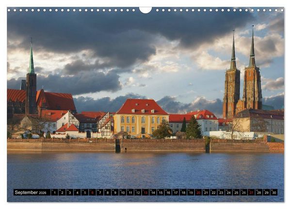 Produktbild: Ein Wochenende in Breslau (Wandkalender 2026 DIN A3 quer), CALVENDO Monatskalender
