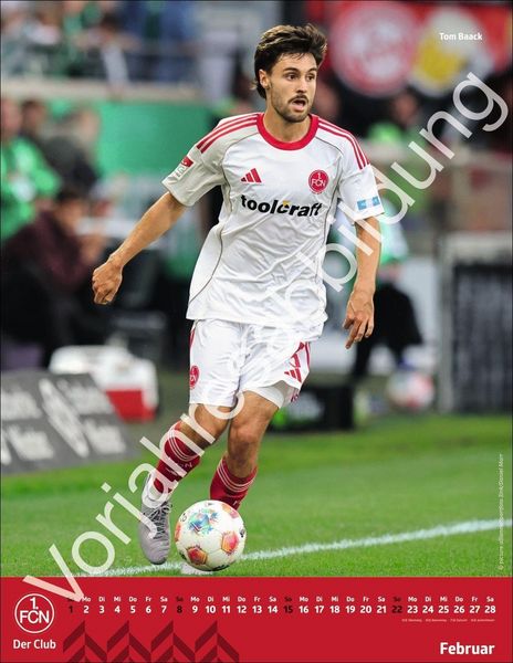 Produktbild: 1. FC N&uuml;rnberg Posterkalender 2027