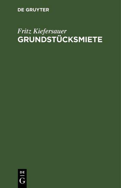Produktbild: Grundst&uuml;cksmiete