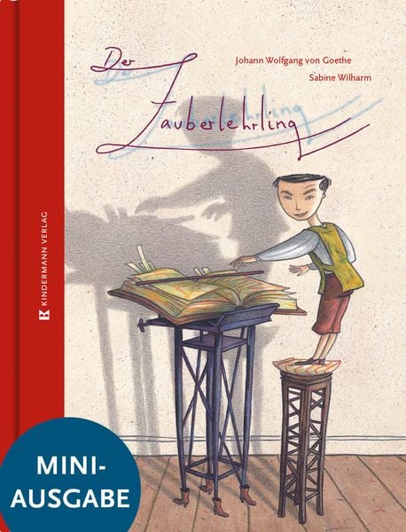 Der Zauberlehrling, Gebundene Ausgabe von Johann Wolfgang von Goethe, Kindermann Verlag, 978-3-949276-49-1