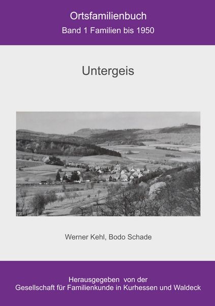 Produktbild: Ortsfamilienbuch Untergeis