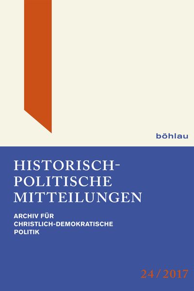 Produktbild: Historisch-Politische Mitteilungen