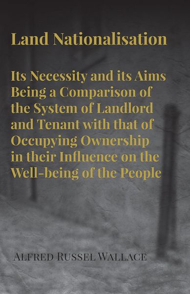 Produktbild: Land Nationalisation its Necessity and its Aims Being a Comparison of the System of Landlord and Tenant with that of Occupying Ownership in their Infl
