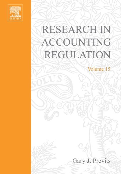 Produktbild: Research in Accounting Regulation
