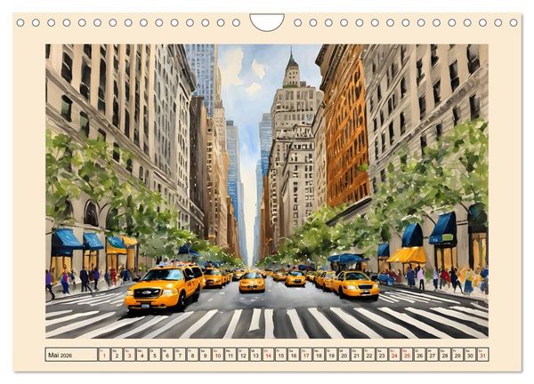 Produktbild: Sightseeing New York (Wandkalender 2026 DIN A4 quer), CALVENDO Monatskalender