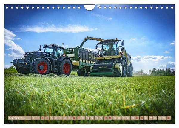 Produktbild: Moderne Landtechnik (Wandkalender 2026 DIN A4 quer), CALVENDO Monatskalender