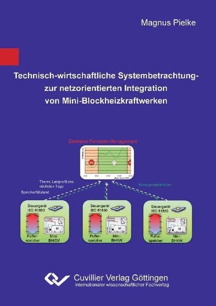 Produktbild: Technisch-wirtschaftliche Systembetrachtung zur netzorientierten Integration von Mini-Blockheizkraftwerken