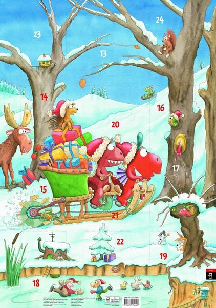 Produktbild: Der kleine Drache Kokosnuss Adventskalender 2