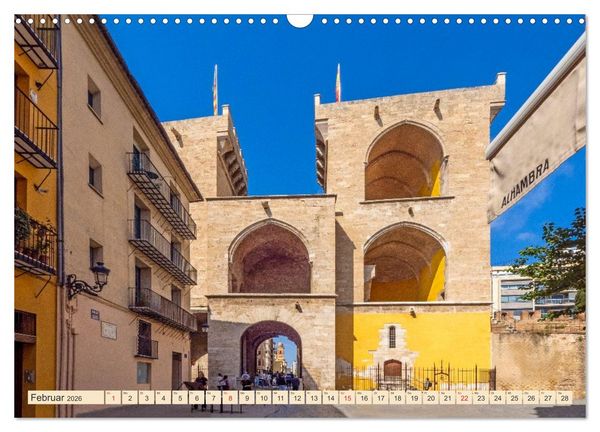 Produktbild: Zauberhaftes Valencia (Wandkalender 2026 DIN A3 quer), CALVENDO Monatskalender