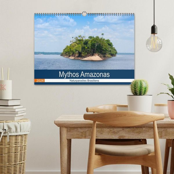 Produktbild: Mythos Amazonas - Naturparadies Brasiliens (Wandkalender 2026 DIN A3 quer), CALVENDO Monatskalender