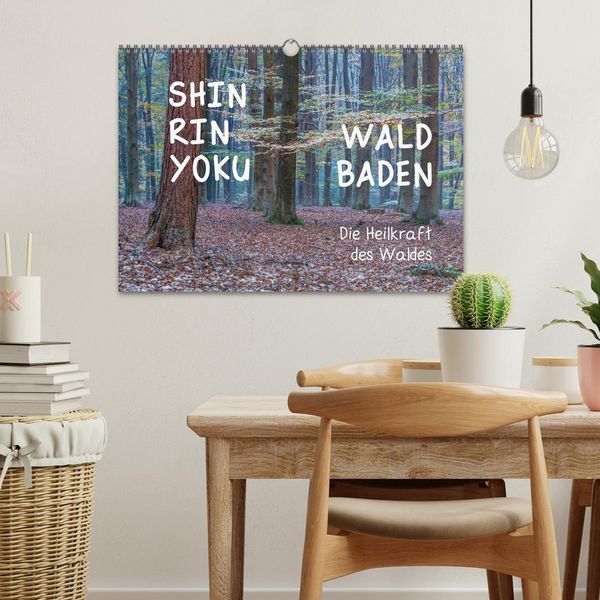 Produktbild: Shinrin yoku - Waldbaden 2026 (Wandkalender 2026 DIN A3 quer), CALVENDO Monatskalender