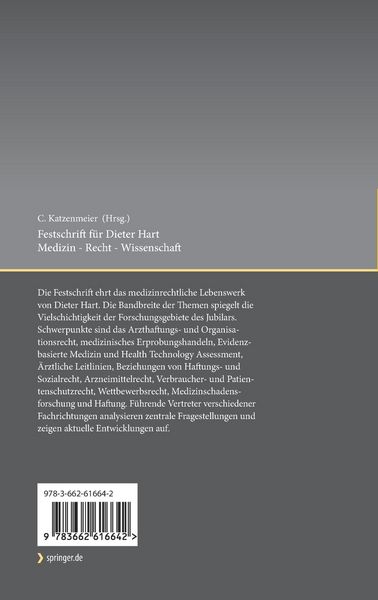 Produktbild: Festschrift f&uuml;r Dieter Hart