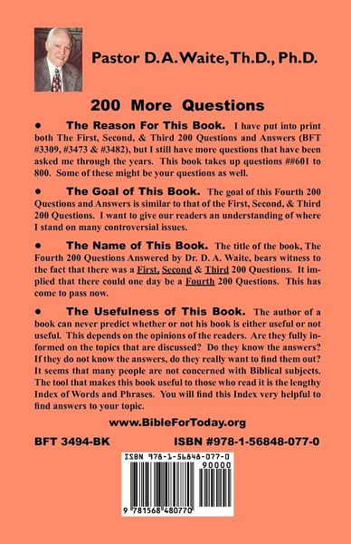 Produktbild: The Fourth 200 Questions Answered