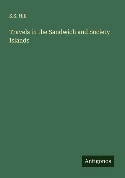 Produktbild: Travels in the Sandwich and Society Islands