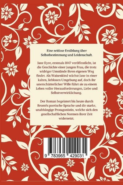 Produktbild: Charlotte Bront&euml;: Jane Eyre. Eine Autobiographie. Vollst&auml;ndige Neuausgabe