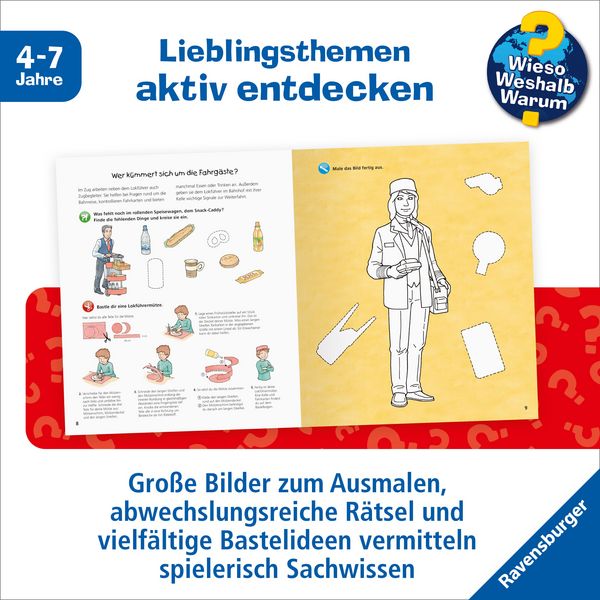 Produktbild: Wieso? Weshalb? Warum? aktiv-Heft - Eisenbahn