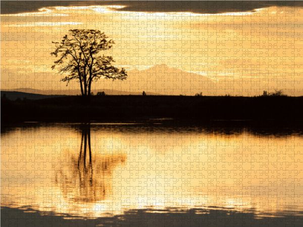 Produktbild: CALVENDO Puzzle Abendstimmung 1000 Teile Lege-Gr&ouml;&szlig;e 64 x 48 cm Foto-Puzzle Bild von Johann Sch&ouml;rkhuber