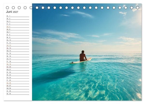 Produktbild: Hot Beach Boys (Tischkalender 2027 DIN A5 quer), CALVENDO Monatskalender