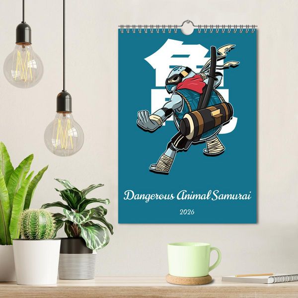 Produktbild: Dangerous Animal Samurai (Wall Calendar 2026 DIN A4 portrait), CALVENDO 12 Month Wall Calendar