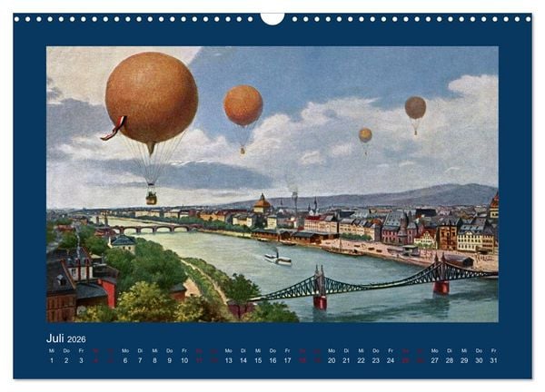 Produktbild: Historisches Frankfurt am Main von 1888 bis 1918 (Wandkalender 2026 DIN A3 quer), CALVENDO Monatskalender