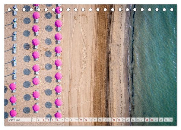 Produktbild: Lignano in Italien. Sommer Strand und Meer (Tischkalender 2026 DIN A5 quer), CALVENDO Monatskalender