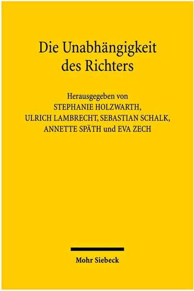 Produktbild: Die Unabh&auml;ngigkeit des Richters
