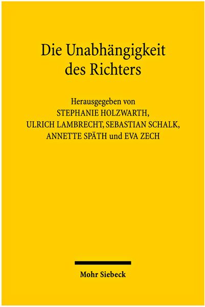 Produktbild: Die Unabh&auml;ngigkeit des Richters