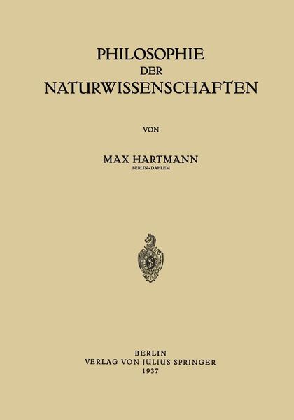 Produktbild: Philosophie der Naturwissenschaften