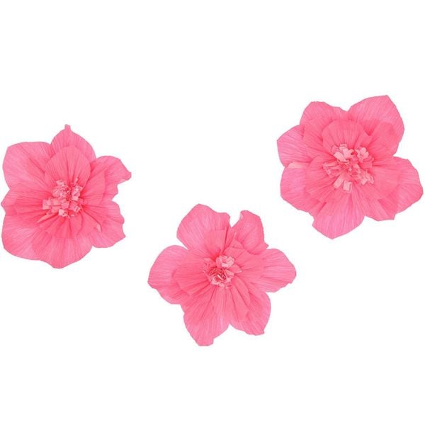 Produktbild: Krepppapier Bl&uuml;ten, Neon Pink, S,