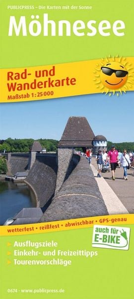 Produktbild: M&ouml;hnesee 1 : 25 000