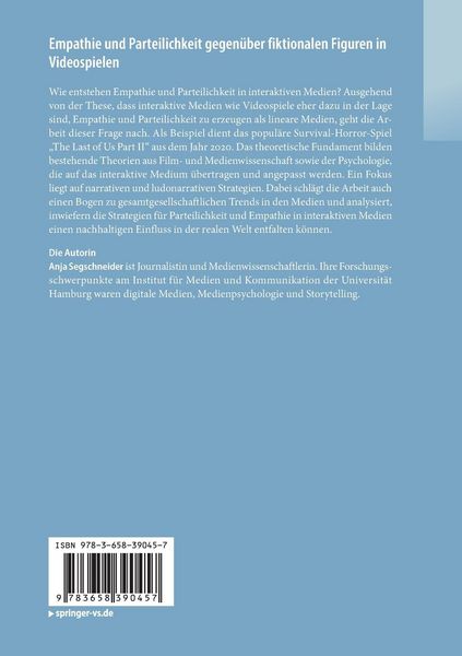 Produktbild: Empathie und Parteilichkeit gegen&uuml;ber fiktionalen Figuren in Videospielen