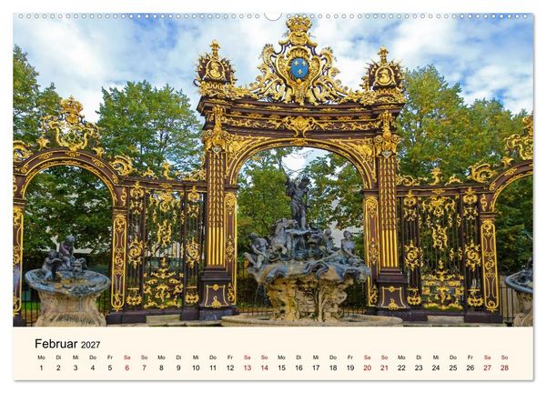 Produktbild: Nancy und Metz &ndash; Kulturelle Sch&auml;tze in Lothringen (Wandkalender 2027 DIN A2 quer), CALVENDO Monatskalender