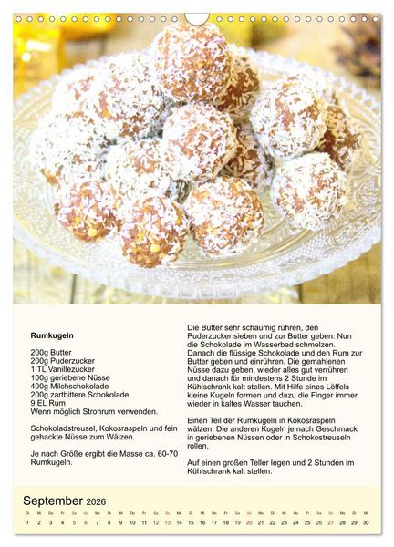 Produktbild: Pl&auml;tzchen. Kekse f&uuml;r das ganze Jahr! (Wandkalender 2026 DIN A3 hoch), CALVENDO Monatskalender