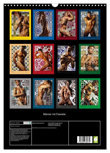 Produktbild: M&auml;nner mit Fassade (Wandkalender 2026 DIN A3 hoch), CALVENDO Monatskalender