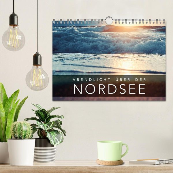 Produktbild: Abendlicht &uuml;ber der Nordsee (Wandkalender 2026 DIN A4 quer), CALVENDO Monatskalender