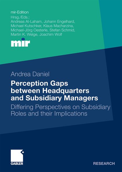 Produktbild: Perception Gaps between Headquarters and Subsidiary Managers