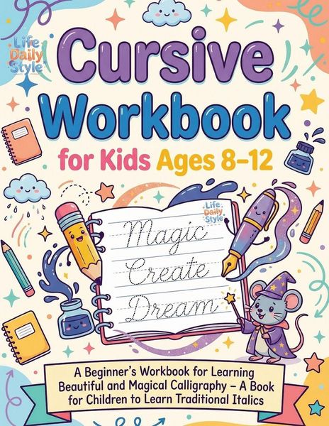 Produktbild: Cursive Workbook for Kids ages 8-12
