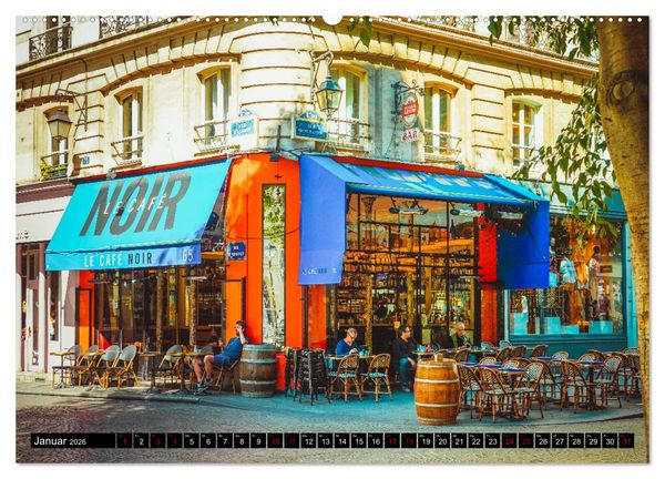 Produktbild: Paris Bistros (Wandkalender 2026 DIN A2 quer), CALVENDO Monatskalender
